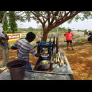 Diesmal gab es handgepressten Zuckerrohrsaft